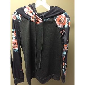 Floral Hoodie